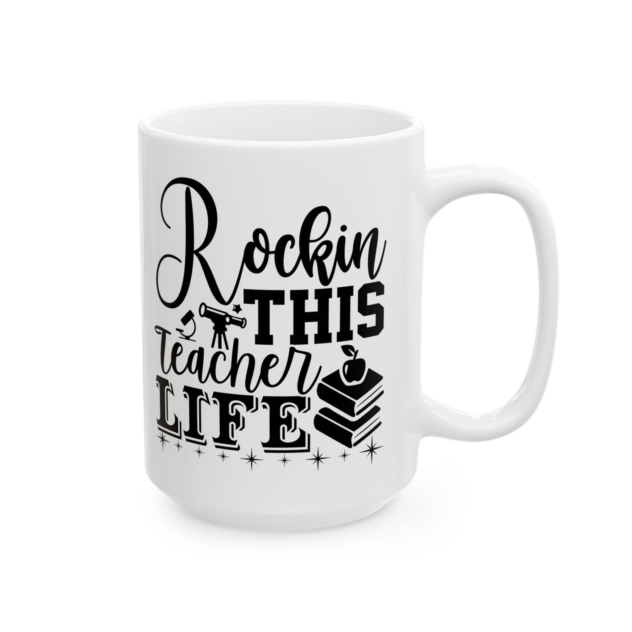 Funny Teacher Coffee Mug – Gift for Teacher – (11oz/15oz) Ceramic Mug - Image 6