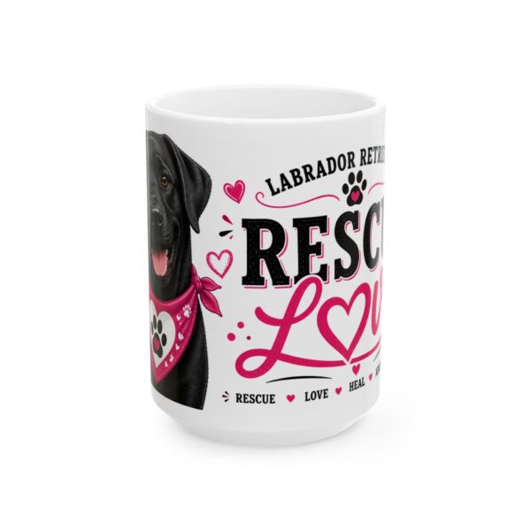 15976977543627899869_2048-1.jpeg Labrador Retriever Rescue Love Dog Lover Mug – Dog Mom Dog Dad Coffee Mug – 11oz/15oz Ceramic Mug