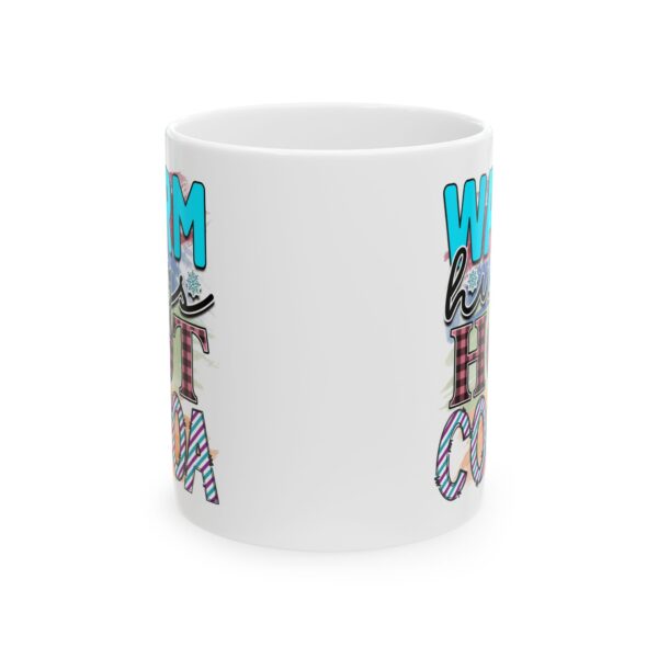 16018528454473387893_2048.jpeg Warm Hugs Hot Cocoa Plaid Winter Mug – Cozy Winter Coffee Mug – 11oz/15oz Ceramic Mug