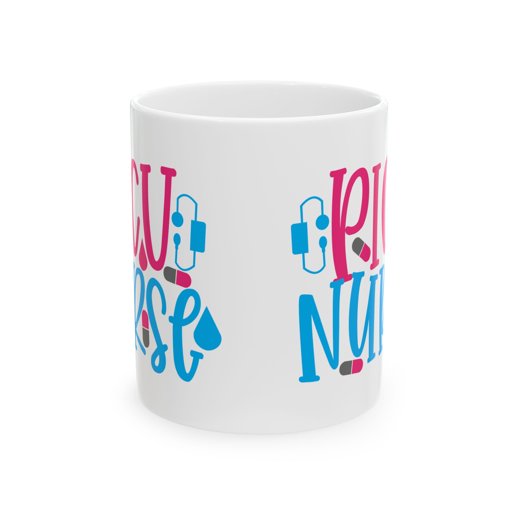 PICU Nurse – Medical Coffee Mug – 11oz/15oz Ceramic Mug - Image 2