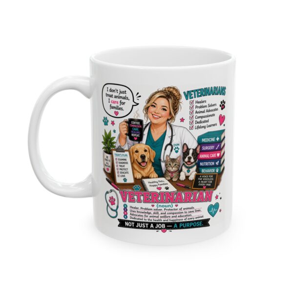 16156865948459559581_2048.jpeg Veterinarians Noun Not Just a Job a Purpose Mug – Career Gift Coffee Mug – 11oz/15oz Ceramic Mug