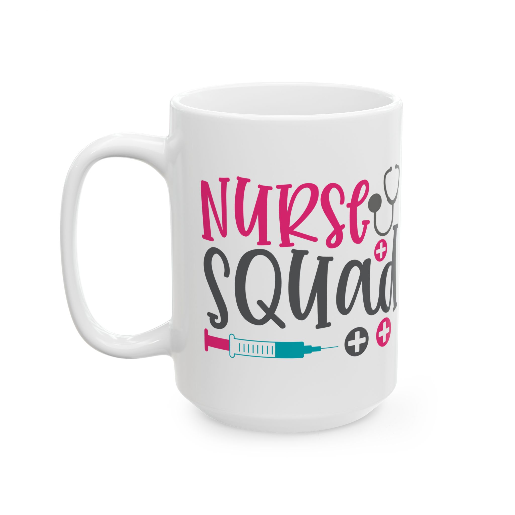Nurse Squad – Medical Coffee Mug – 11oz/15oz Ceramic Mug - Image 8