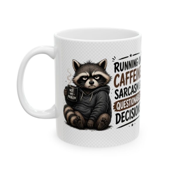 16251741164913154220_2048.jpeg Running on Caffeine Sarcasm and Questionable Decisions Funny Coffee Mug – Coffee Lover Gift – 11oz/15oz Ceramic Mug