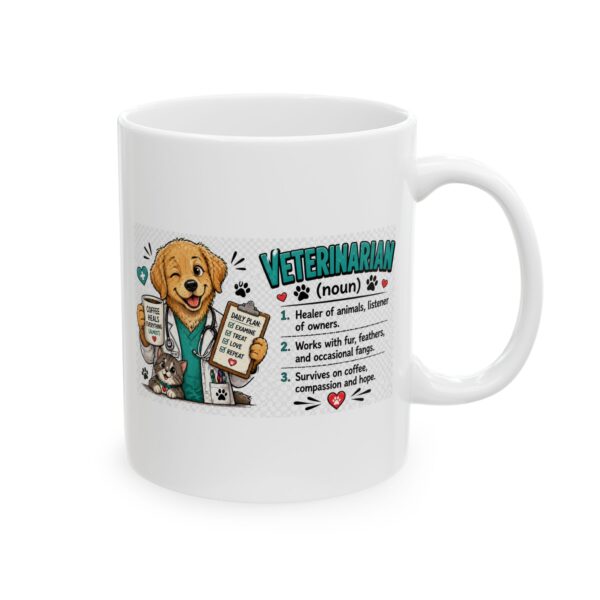 16263191617706374536_2048.jpeg Veterinarian Noun Golden Retriever Mug – Career Gift Coffee Mug – 11oz/15oz Ceramic Mug