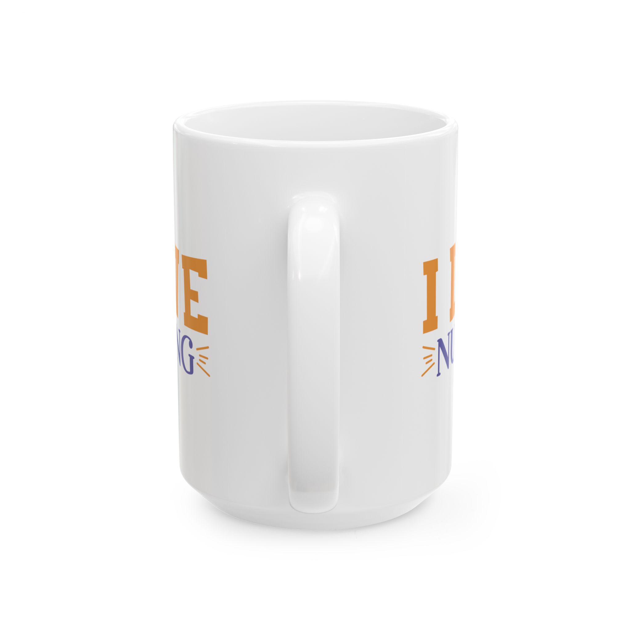 I Love Nursing – Medical Coffee Mug – 11oz/15oz Ceramic Mug - Image 9