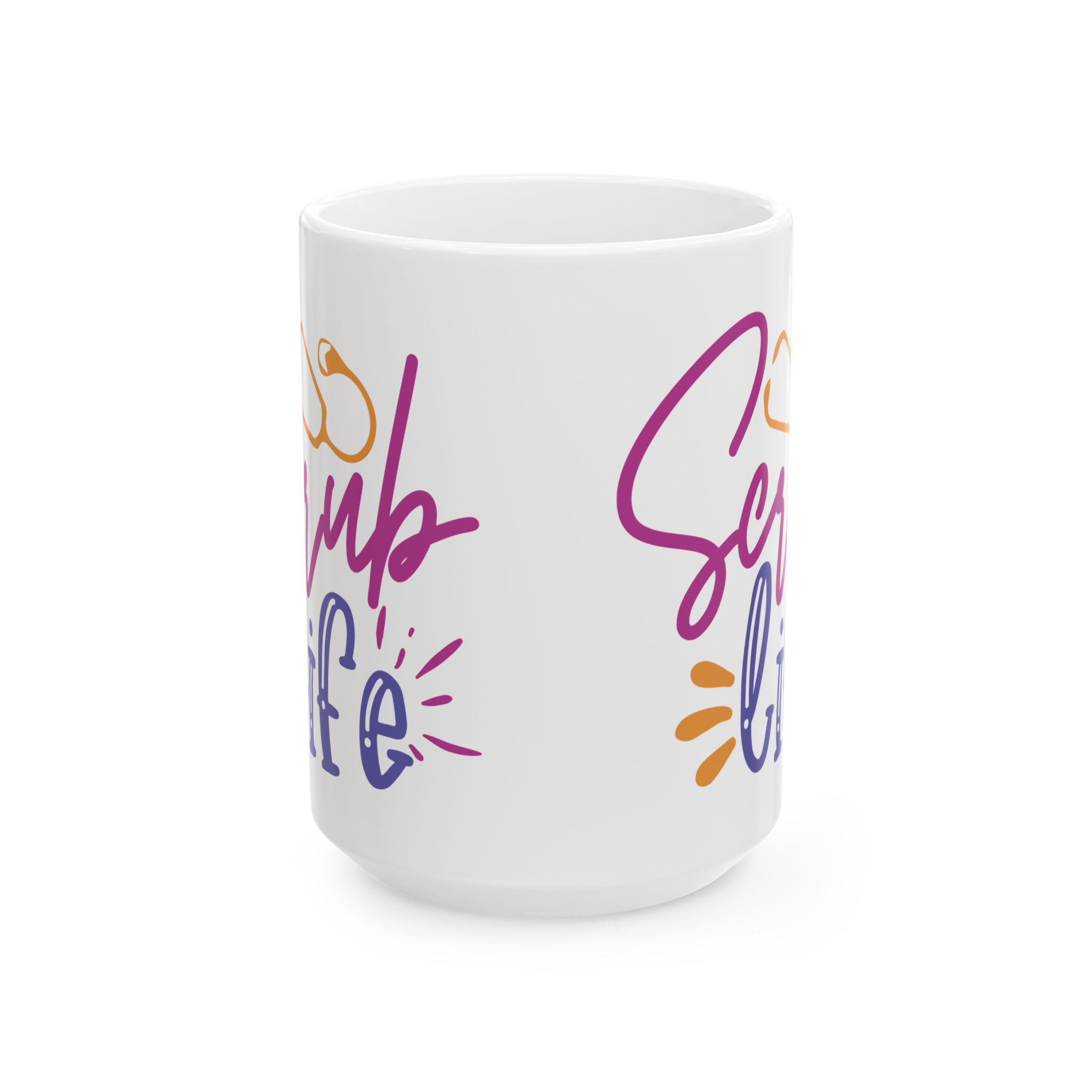 Scrub Life – Medical Coffee Mug – 11oz/15oz Ceramic Mug - Image 7
