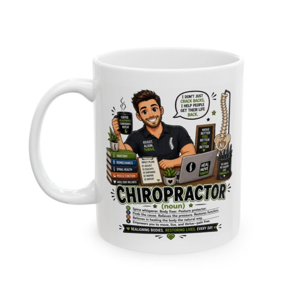16501403582926663737_2048.jpeg Chiropractor Noun Not Just a Job a Purpose Mug – Career Gift Coffee Mug – 11oz/15oz Ceramic Mug