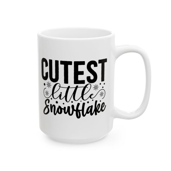 Cutest Little Snowflake Winter Mug – Cozy Winter Coffee Mug – 11oz/15oz Ceramic Mug