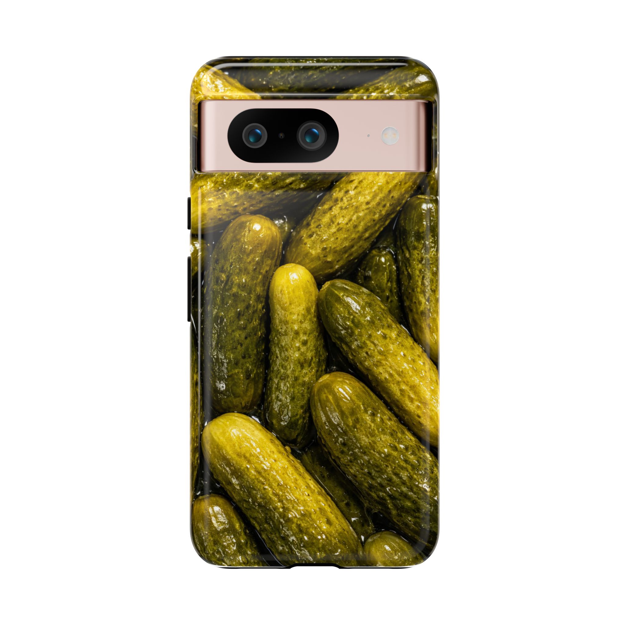 Pickle Pattern Google Pixel Phone Case — Funny Gherkin Protective Cover - Image 29