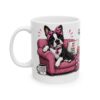 Dog Hair Don't Care Dog Lover Mug – Dog Mom Dog Dad Coffee Mug – 11oz/15oz Ceramic Mug