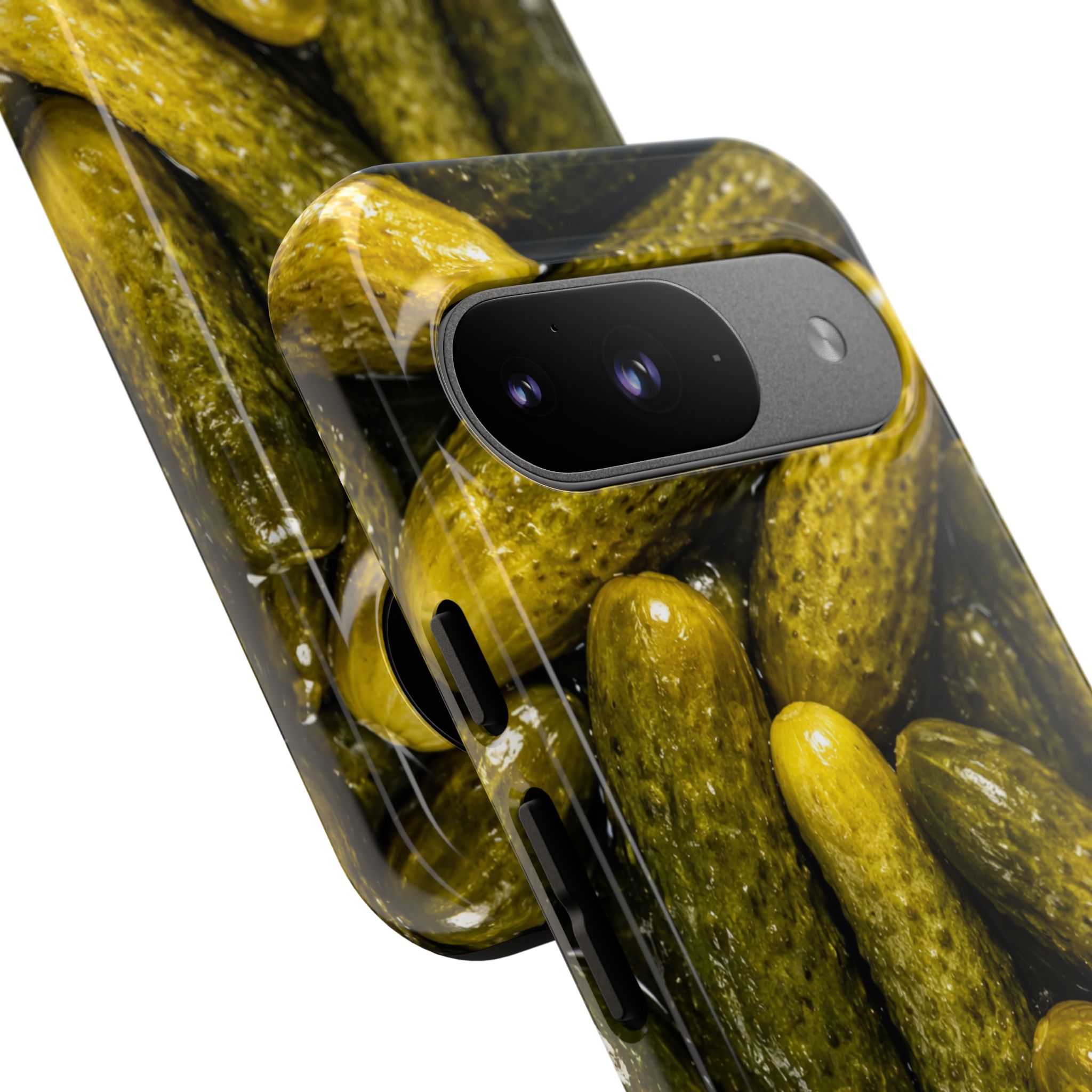 Pickle Pattern Google Pixel Phone Case — Funny Gherkin Protective Cover - Image 42