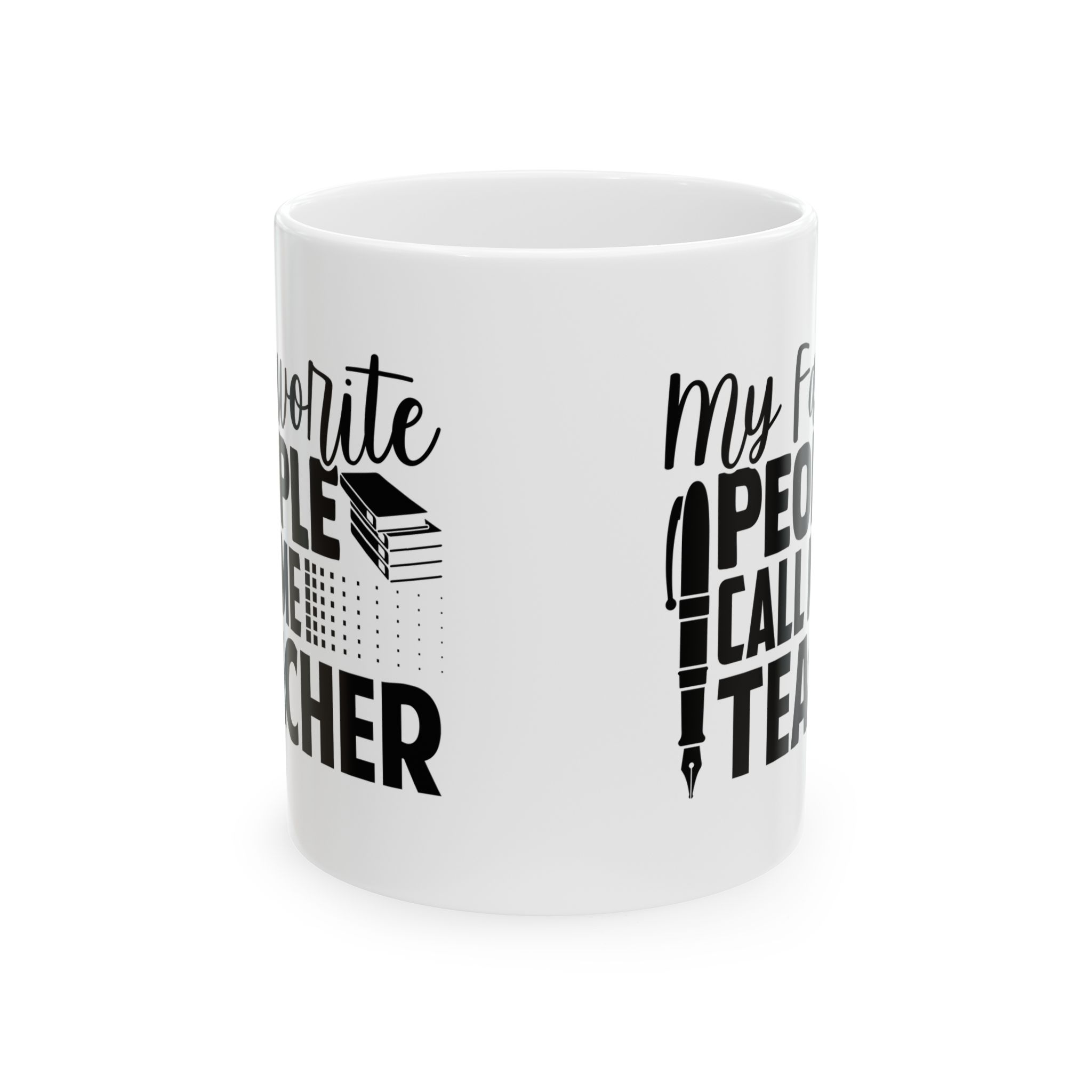 Funny Teacher Coffee Mug – Gift for Teacher – (11oz/15oz) Ceramic Mug - Image 2