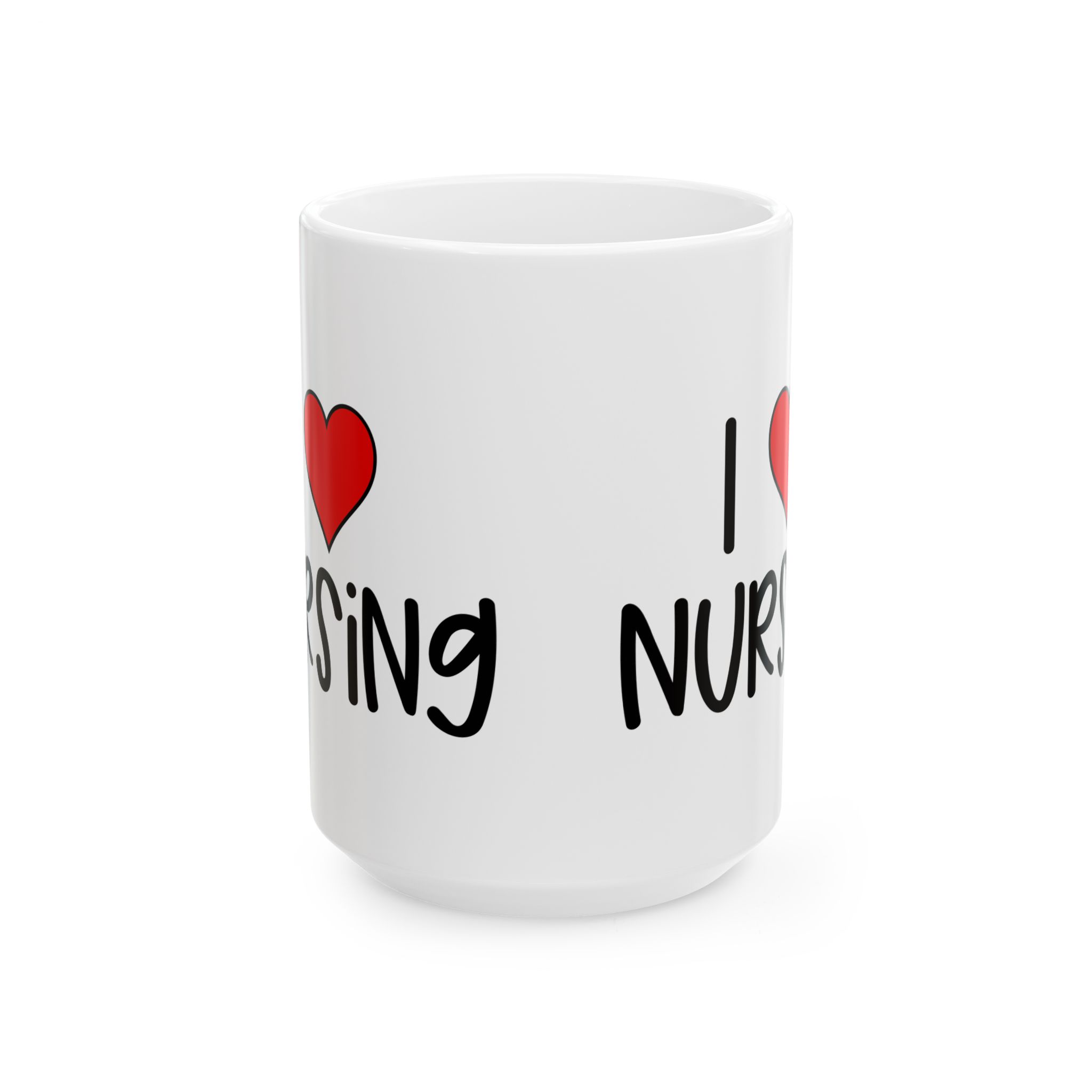 I (Heart) Nursing– Medical Coffee Mug – 11oz/15oz Ceramic Mug - Image 7