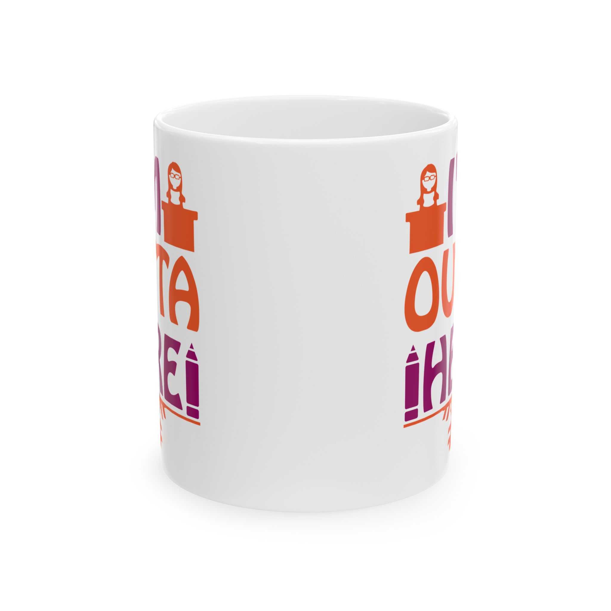 Funny Teacher Coffee Mug – Gift for Teacher – (11oz/15oz) Ceramic Mug - Image 2