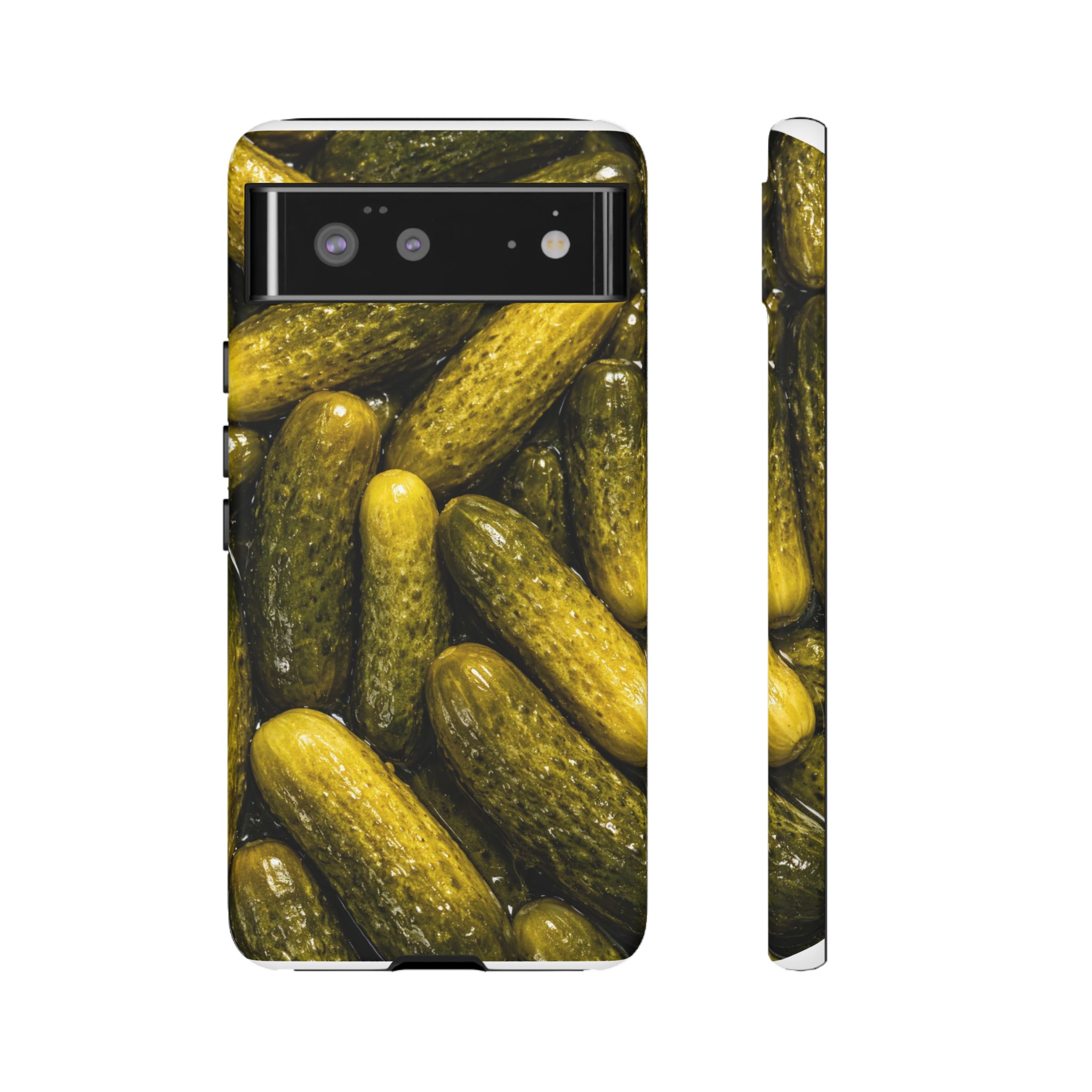 Pickle Pattern Google Pixel Phone Case — Funny Gherkin Protective Cover - Image 3