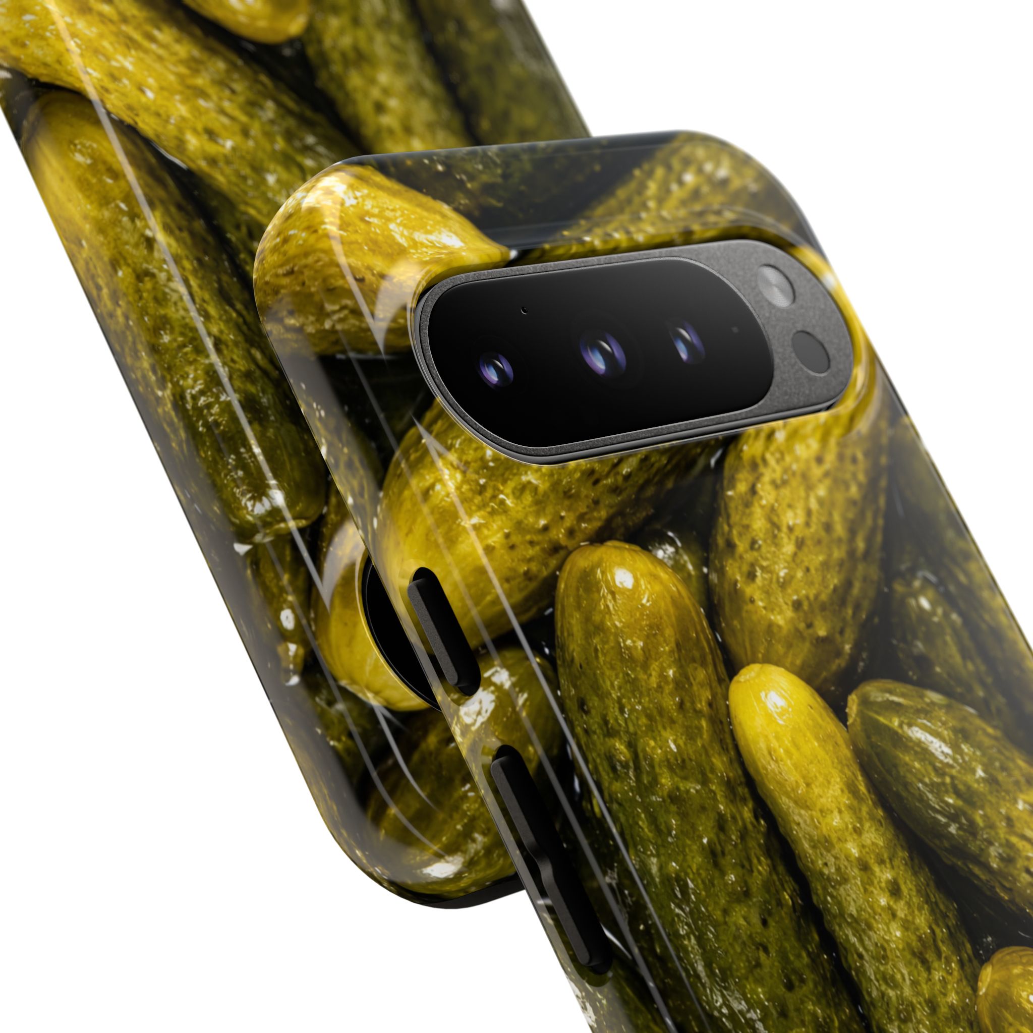 Pickle Pattern Google Pixel Phone Case — Funny Gherkin Protective Cover - Image 48