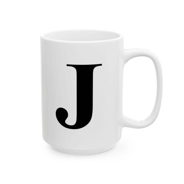 17073656630459758603_2048.jpeg Letter J Monogram Mug – Initial Alphabet Coffee Mug – 11oz/15oz Ceramic Mug
