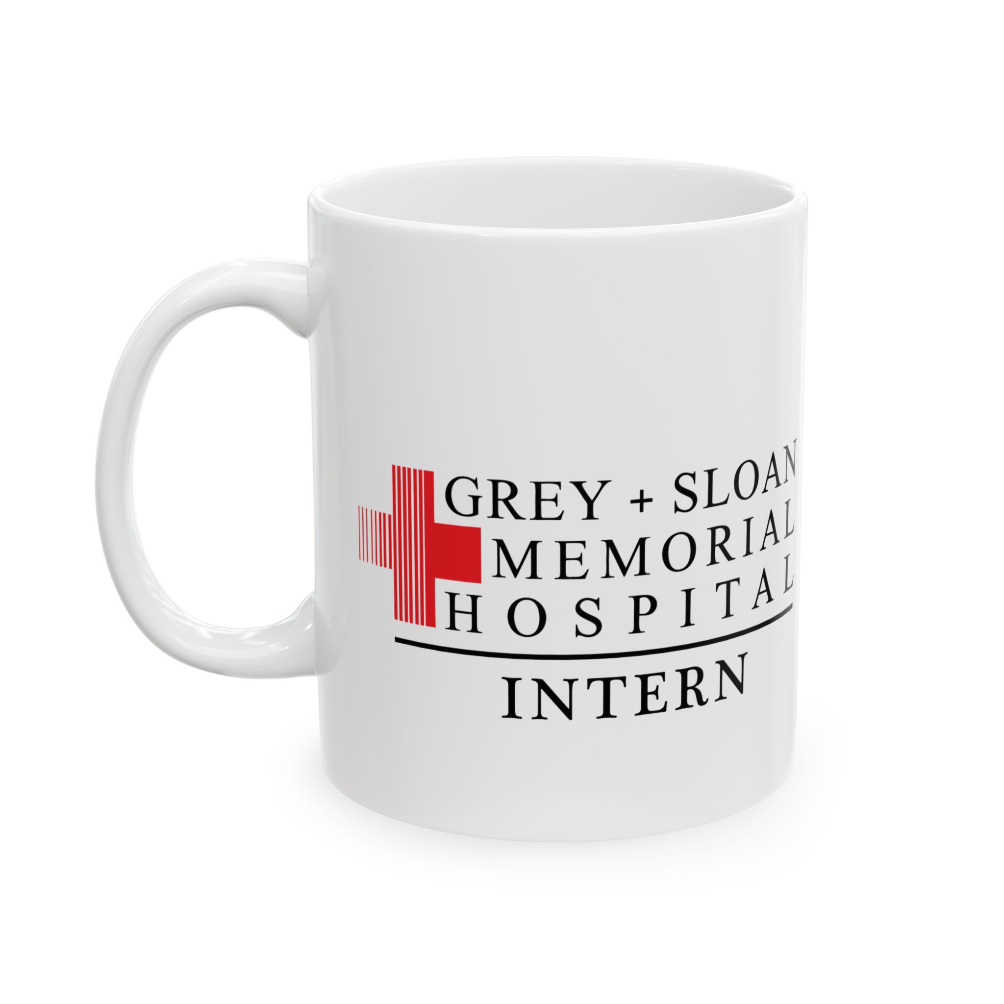 Grey + Sloan Memorial Hospital | Intern – Medical Coffee Mug – 11oz/15oz Ceramic Mug - Image 3