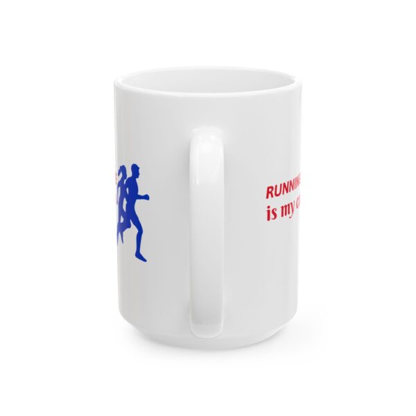 Running Late Is My Cardio Running Mug – Running Fan Coffee Mug – 11oz/15oz Ceramic Mug