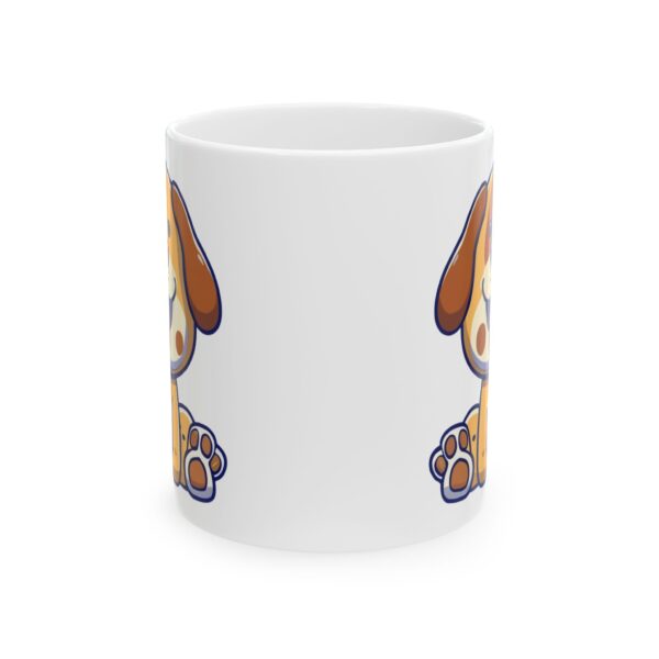 17157799644367261641_2048.jpeg Smiling Puppy with Paws Up Dog Lover Mug – Cute Cartoon Puppy Coffee Mug – 11oz/15oz Ceramic Mug