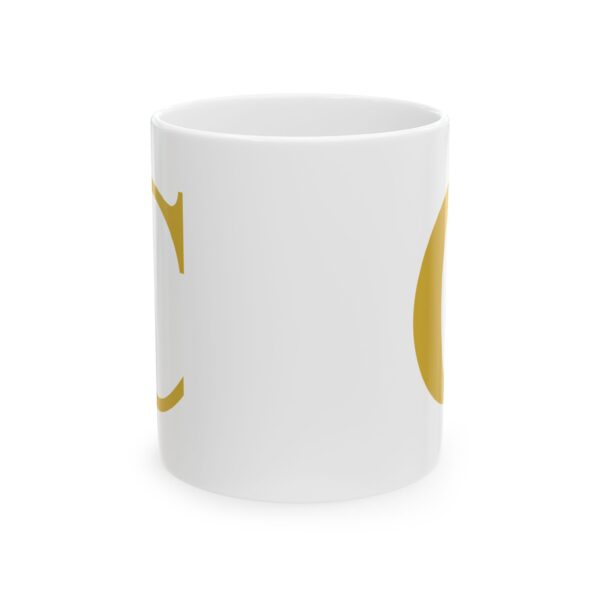 17186377987788018806_2048-1.jpeg Gold Letter C Monogram Mug – Gold Initial Alphabet Coffee Mug – 11oz/15oz Ceramic Mug