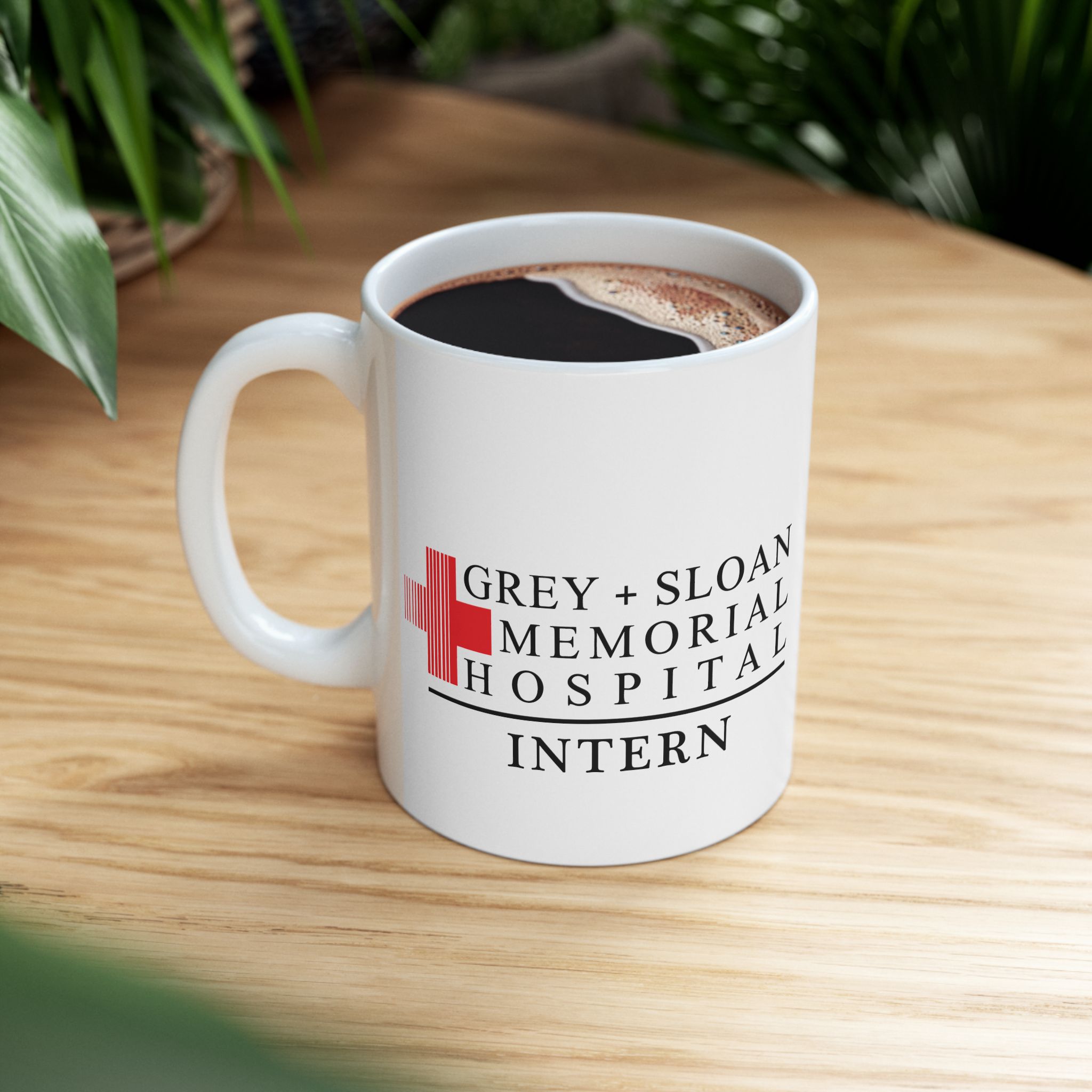 Grey + Sloan Memorial Hospital | Intern – Medical Coffee Mug – 11oz/15oz Ceramic Mug - Image 5
