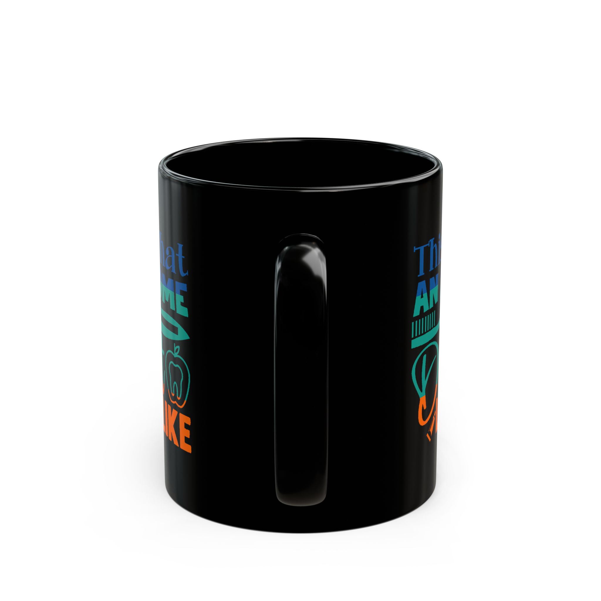 Dentist Mug — "This Is What an Awesome Dentist Looks Like" Black Coffee Cup (11oz/15oz) - Image 4