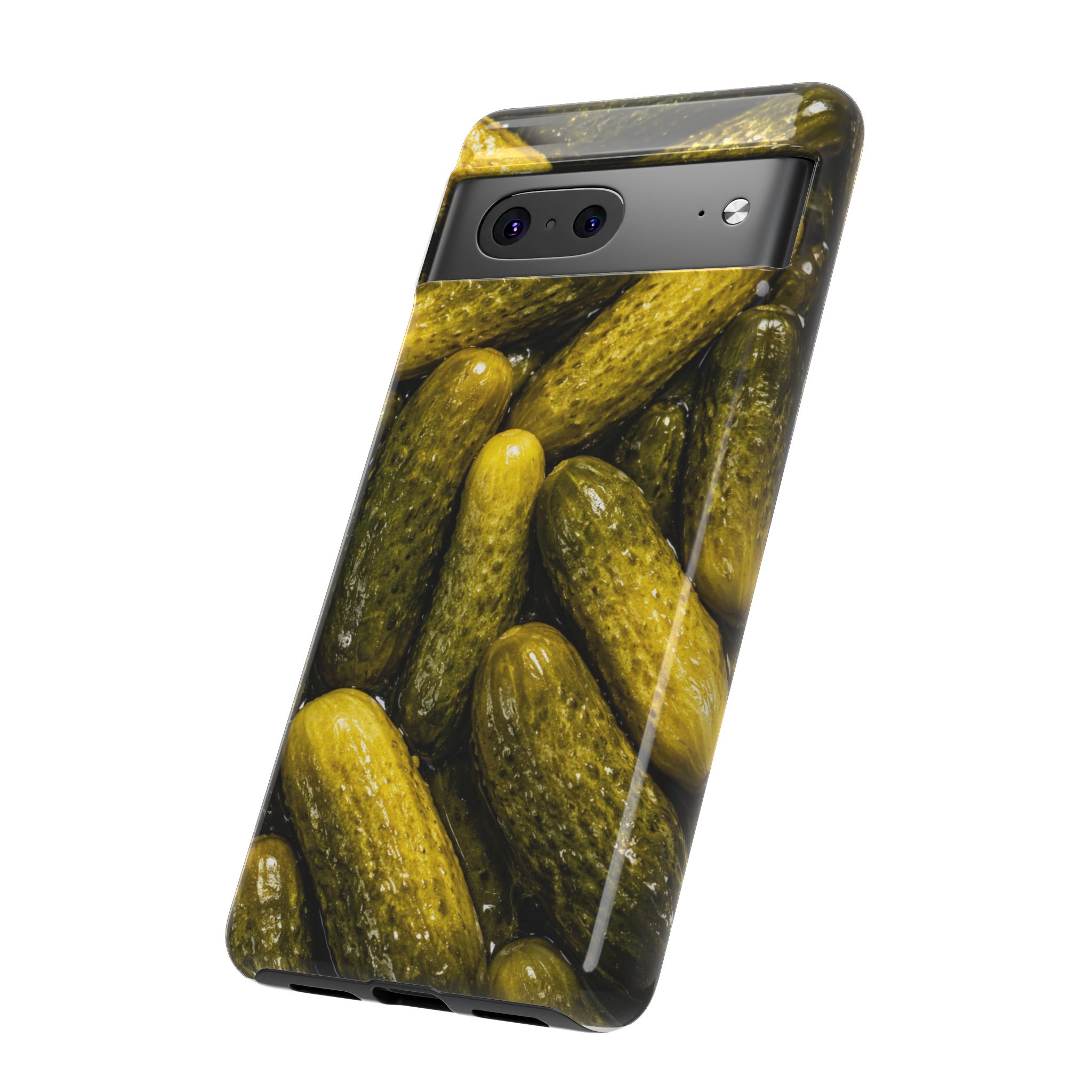 Pickle Pattern Google Pixel Phone Case — Funny Gherkin Protective Cover - Image 6