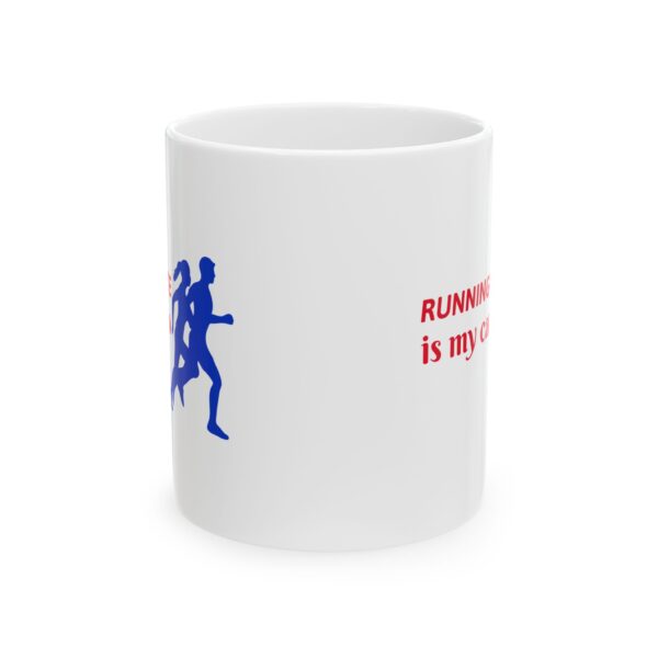 Running Late Is My Cardio Running Mug – Running Fan Coffee Mug – 11oz/15oz Ceramic Mug