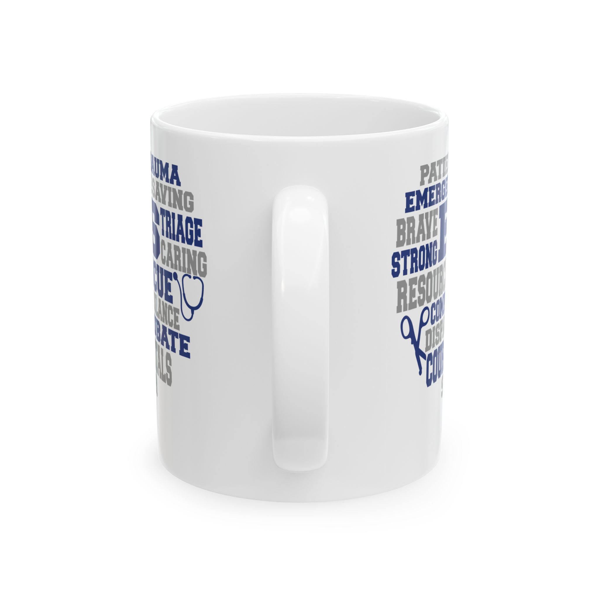 EMS (wordart) – Medical Coffee Mug – 11oz/15oz Ceramic Mug - Image 4