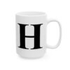 17507268444945602343_2048-1.jpeg Letter H Monogram Mug – Initial Alphabet Coffee Mug – 11oz/15oz Ceramic Mug