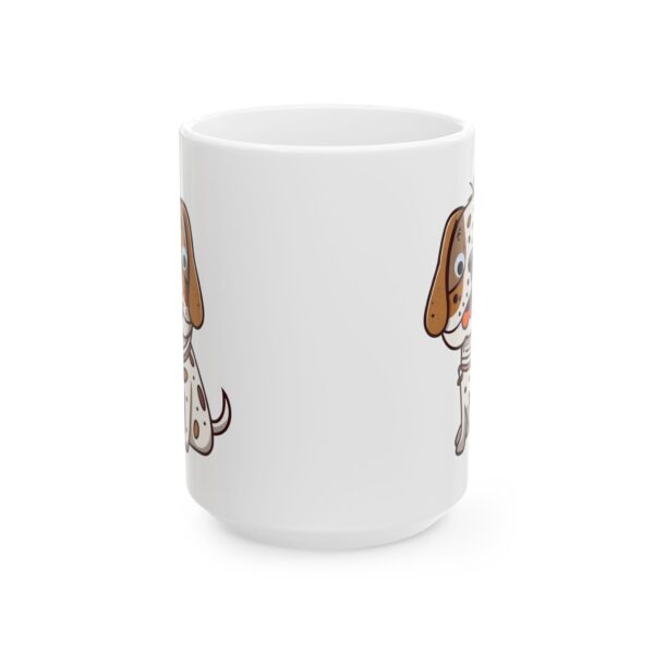 17533314625315692638_2048.jpeg Spotted Floppy-Ear Dog Dog Lover Mug – Cute Cartoon Puppy Coffee Mug – 11oz/15oz Ceramic Mug