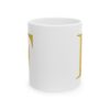 17554912882950378843_2048-1.jpeg Gold Letter F Monogram Mug – Gold Initial Alphabet Coffee Mug – 11oz/15oz Ceramic Mug