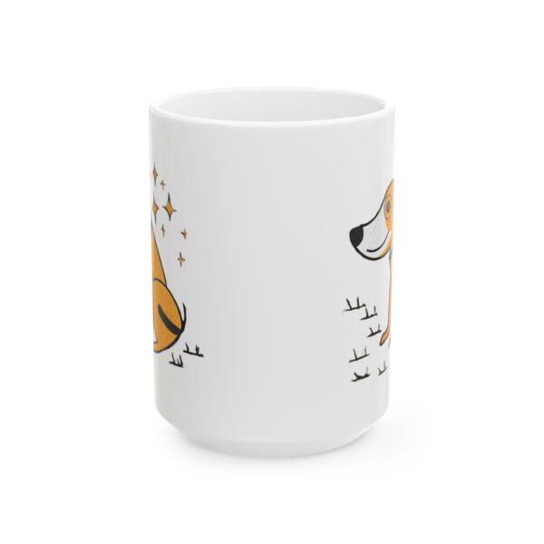 17673808819755419088_2048.jpeg Golden Sitting Dog Dog Lover Mug – Cute Cartoon Puppy Coffee Mug – 11oz/15oz Ceramic Mug