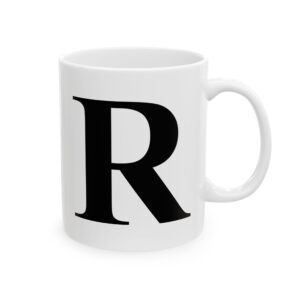 17729554324918804516_2048-1.jpeg Letter R Monogram Mug – Initial Alphabet Coffee Mug – 11oz/15oz Ceramic Mug