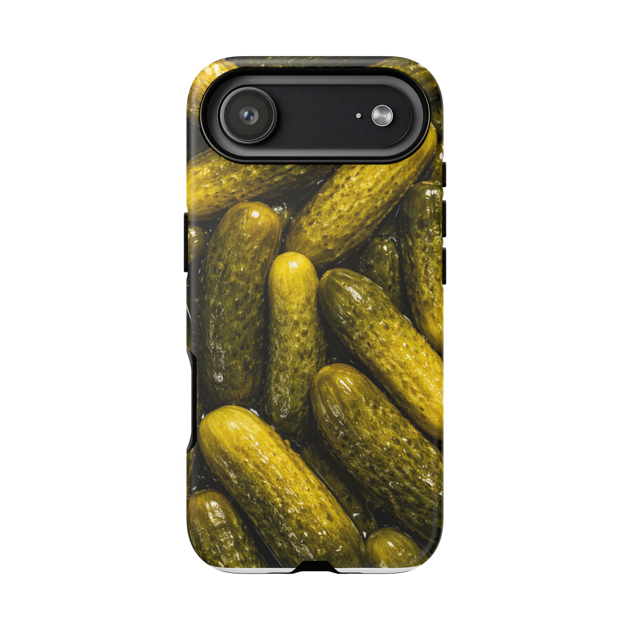 Pickle Pattern iPhone Case — Novelty Pickles Design Protective Case - Image 134