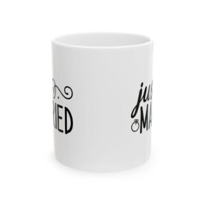 17955939253392645435_2048.jpeg Just Married Wedding Mug – Wedding Party Coffee Mug – 11oz/15oz Ceramic Mug