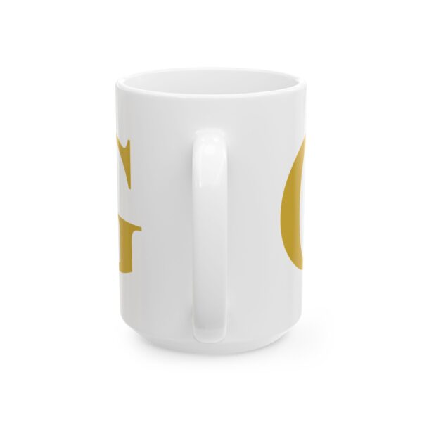 18002971125732335592_2048-1.jpeg Gold Letter G Monogram Mug – Gold Initial Alphabet Coffee Mug – 11oz/15oz Ceramic Mug