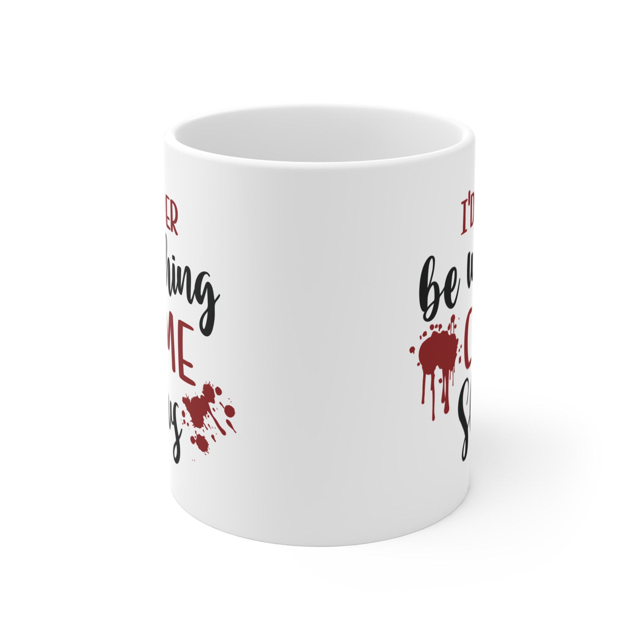 Crime Shows Mug — "I'd Rather Be Watching Crime Shows" 11oz Coffee Cup - Image 3