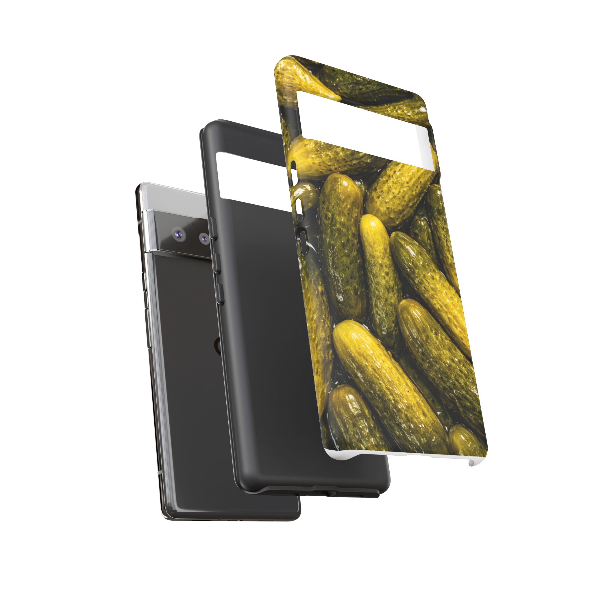 Pickle Pattern Google Pixel Phone Case — Funny Gherkin Protective Cover - Image 19