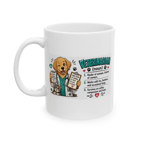 18260710403383645175_2048.jpeg Veterinarian Noun Golden Retriever Mug – Career Gift Coffee Mug – 11oz/15oz Ceramic Mug