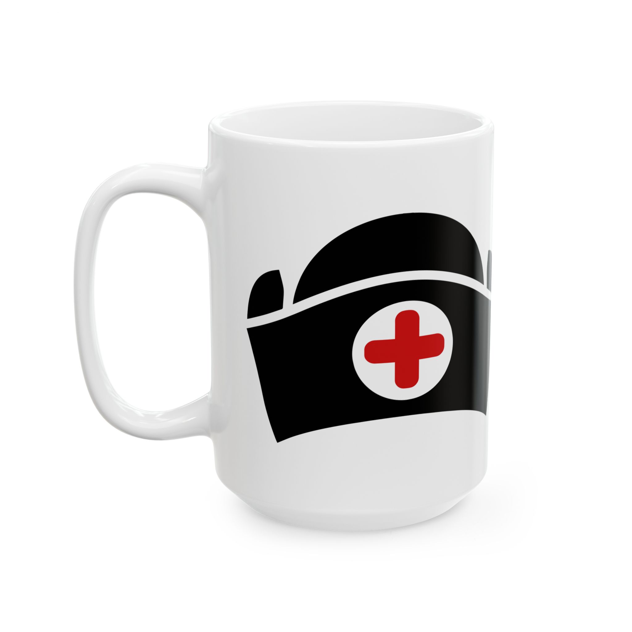 Nurse Hat– Medical Coffee Mug – 11oz/15oz Ceramic Mug - Image 8