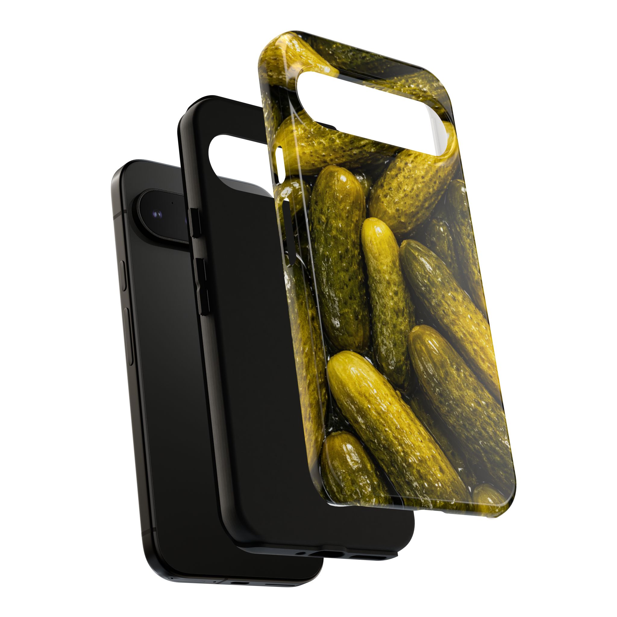 Pickle Pattern Google Pixel Phone Case — Funny Gherkin Protective Cover - Image 55