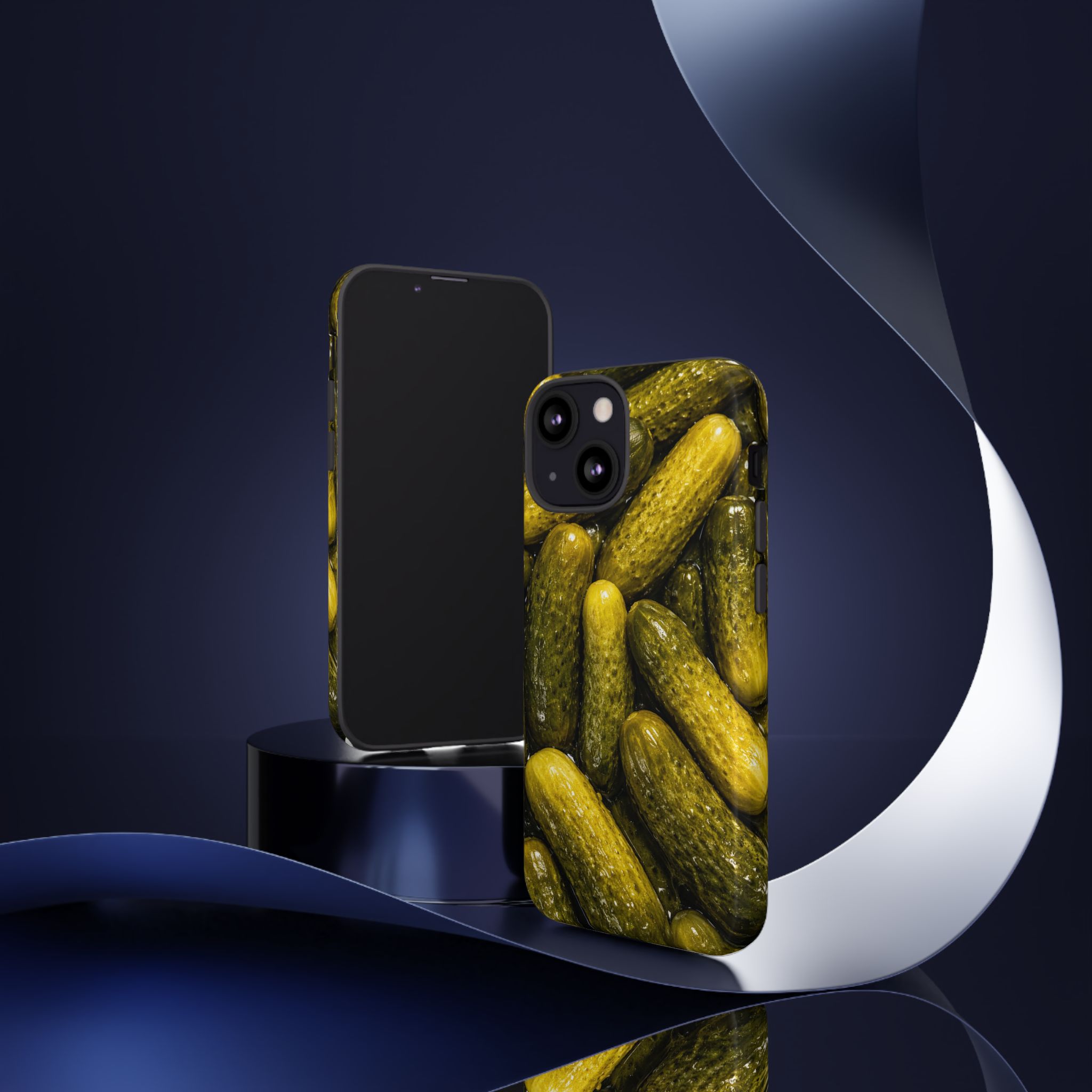 Pickle Pattern iPhone Case — Novelty Pickles Design Protective Case - Image 32