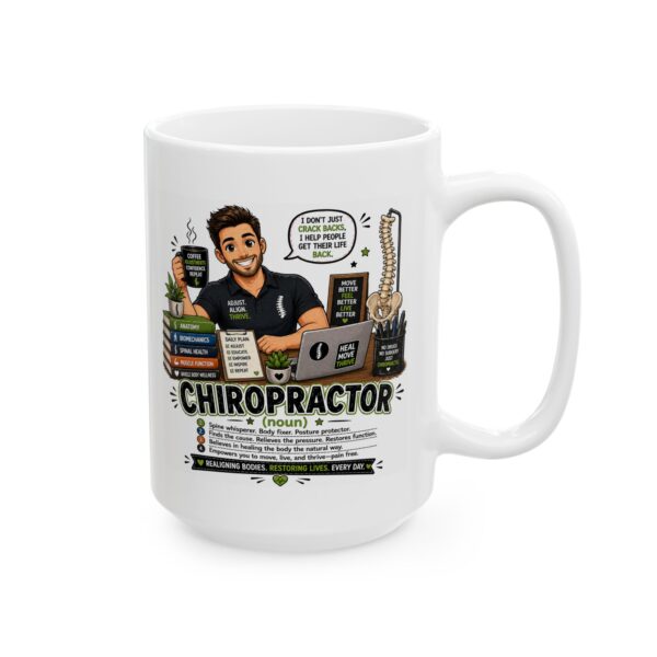 18426047882965612355_2048.jpeg Chiropractor Noun Not Just a Job a Purpose Mug – Career Gift Coffee Mug – 11oz/15oz Ceramic Mug