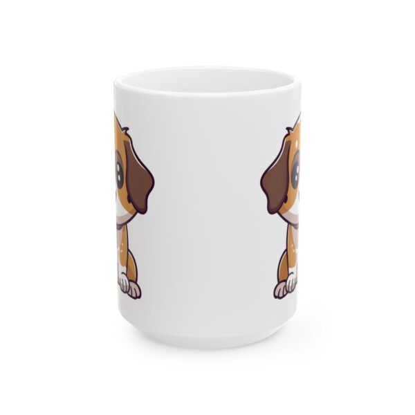 1884790388324512320_2048.jpeg Big Eyed Beagle Puppy Dog Lover Mug – Cute Cartoon Puppy Coffee Mug – 11oz/15oz Ceramic Mug
