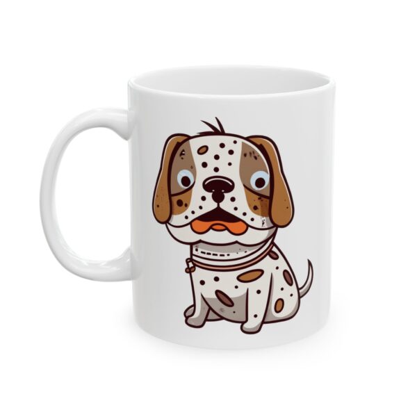 1897923691837256652_2048.jpeg Spotted Floppy-Ear Dog Dog Lover Mug – Cute Cartoon Puppy Coffee Mug – 11oz/15oz Ceramic Mug