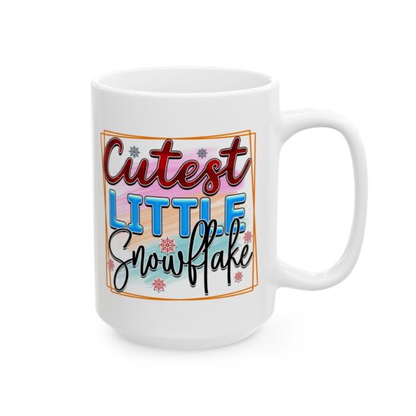 2014836680970925663_2048.jpeg Cutest Little Snowflake Colorful Winter Mug – Cozy Winter Coffee Mug – 11oz/15oz Ceramic Mug