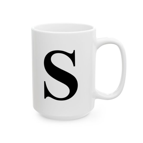 2160542505133839144_2048.jpeg Letter S Monogram Mug – Initial Alphabet Coffee Mug – 11oz/15oz Ceramic Mug