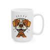 2162225047599980705_2048.jpeg Laughing Orange Hound Dog Lover Mug – Cute Cartoon Puppy Coffee Mug – 11oz/15oz Ceramic Mug